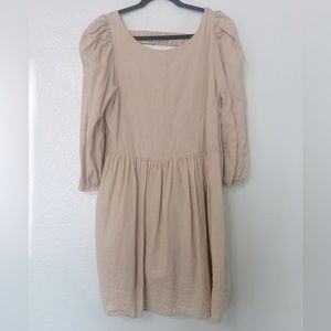 ASOS Open Back Linen Blend Dress